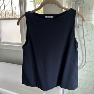 MM Lafleur Blue Sleeveless Blouse Size 8 Medium